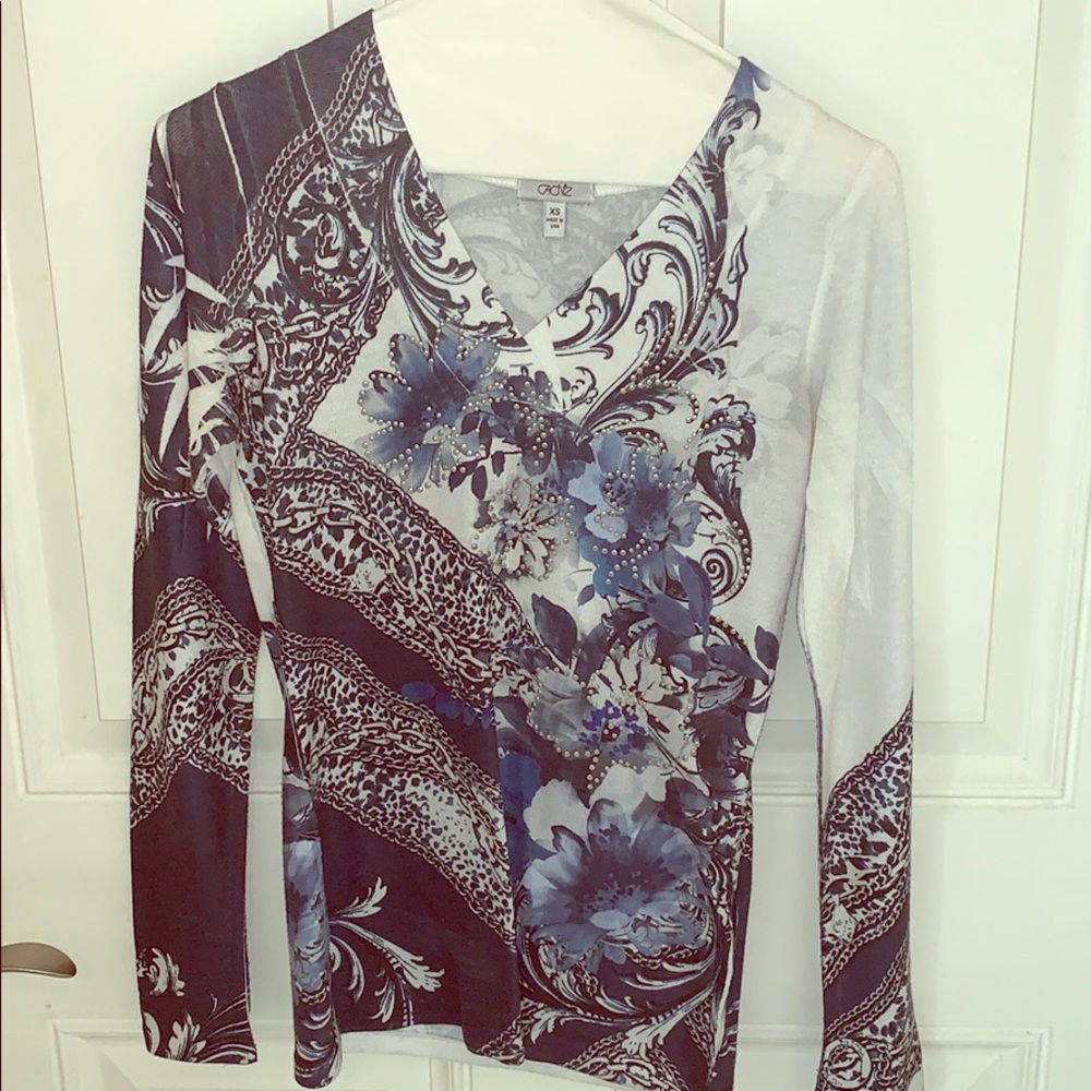 LONG SLEEVE CACHE TOP SIZE XS